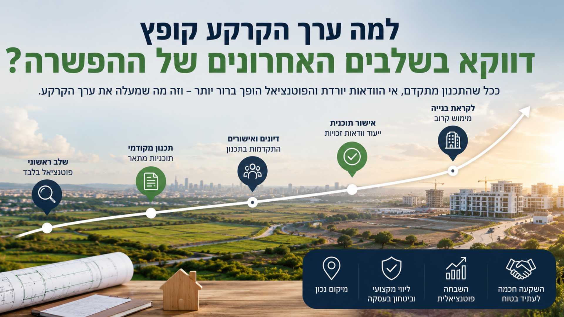 למה ערך הקרקע קופץ דווקא בשלבים האחרונים של ההפשרה